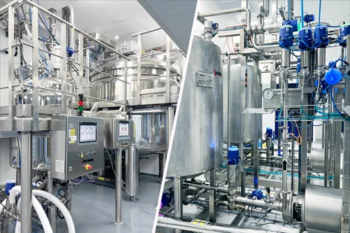 Production plant for the pharmaceutical industry